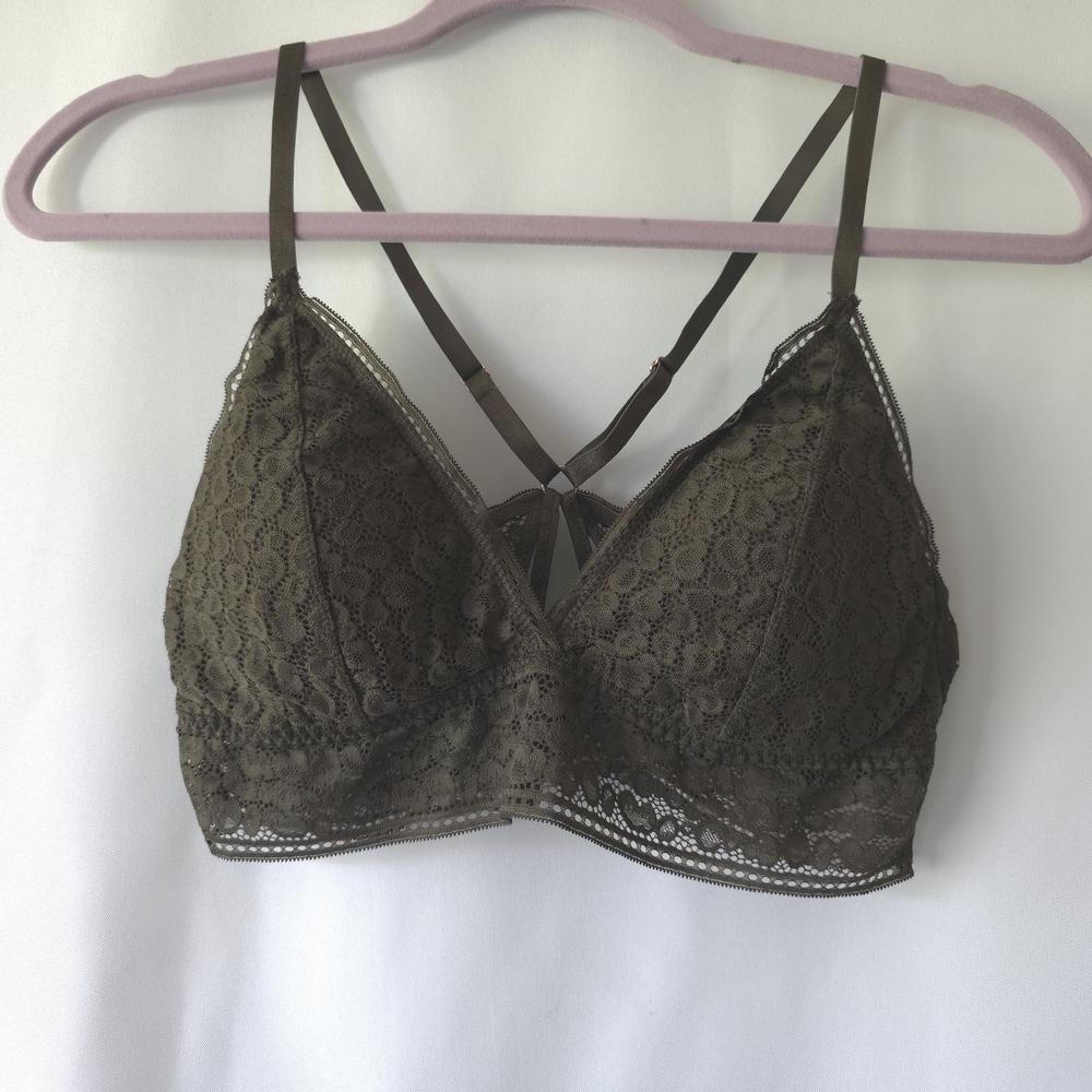 Olive Lace Bralette